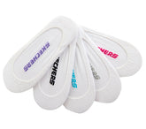 5 Pack Non Terry Solid Liner Socks | Skechers outlet