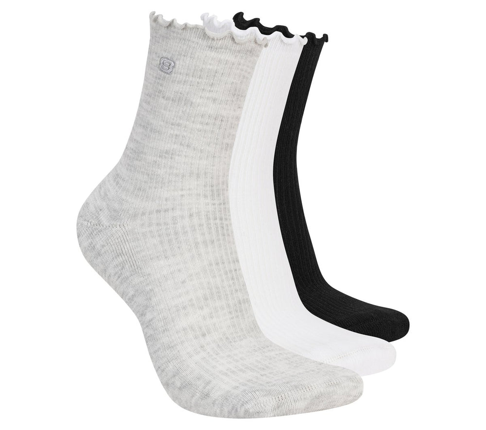 3 Pack Women's Ankle Lettuce Socks | Skechers for sale
