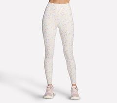 GO WALK Rib Floral Full Length High-Waisted Legging | Women Skechers for sale