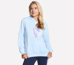 Floral Diamond Pullover Hoodie | Women Skechers for sale