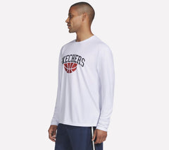 Hoops Long Sleeve Tee | Men Skechers for sale