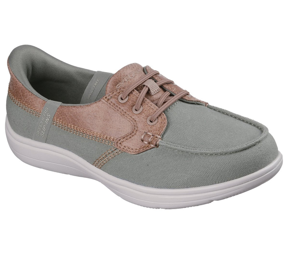Slip-ins: On-The-GO Flex Radiant - Sandy Shoes | Women Skechers near me