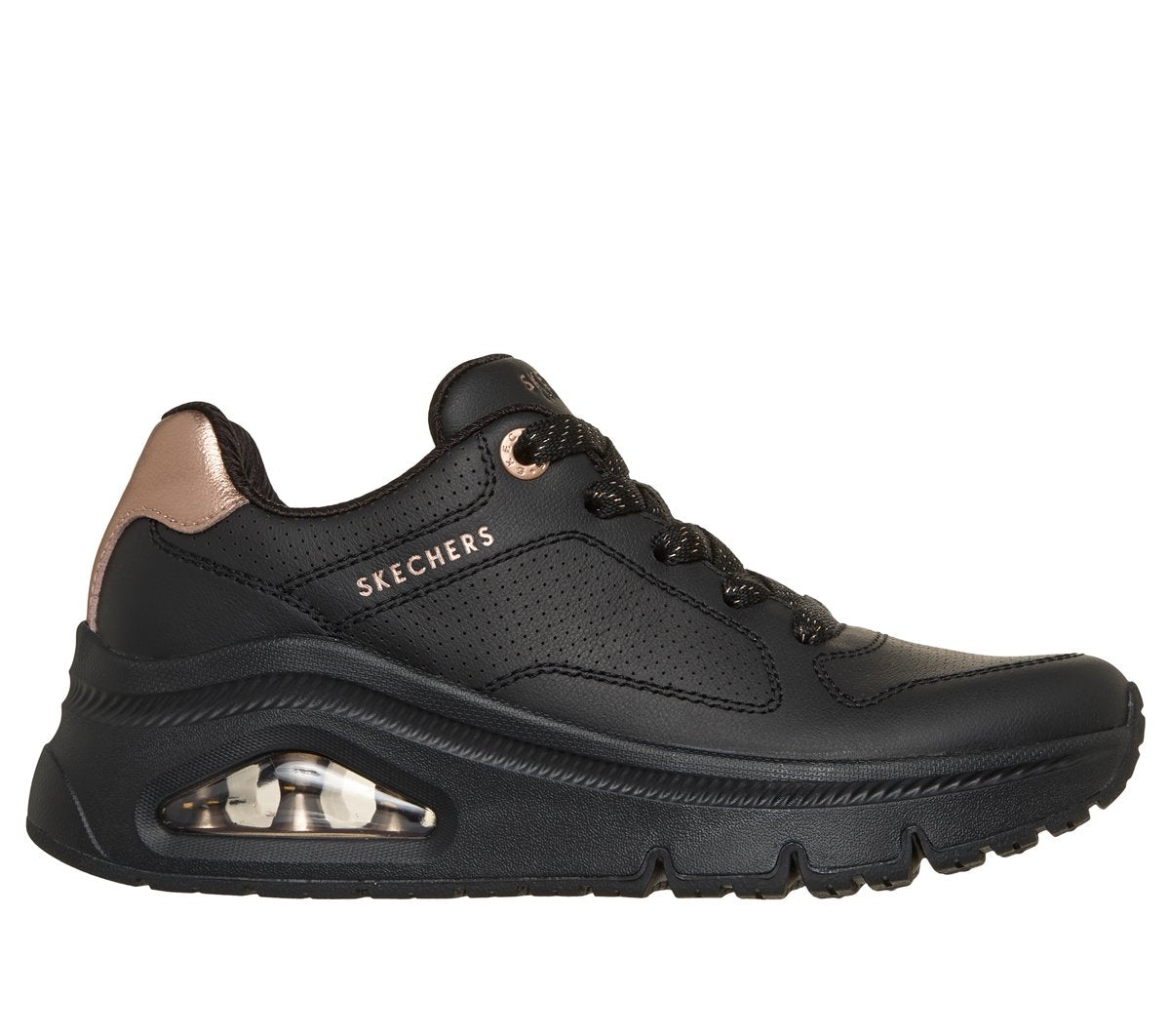 Premium Leather UNO Icon - Idolized Air Shoes | Women Skechers for sale