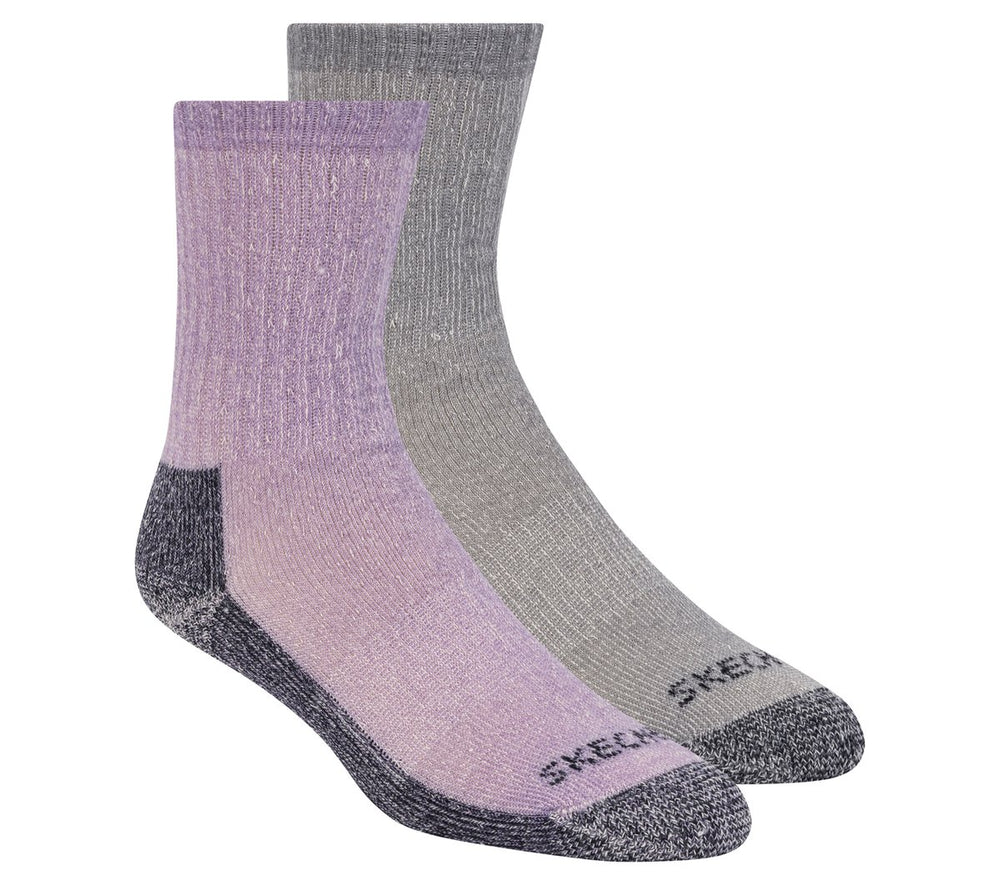 2 Pack Women's Crew Wool Socks | Skechers for sale