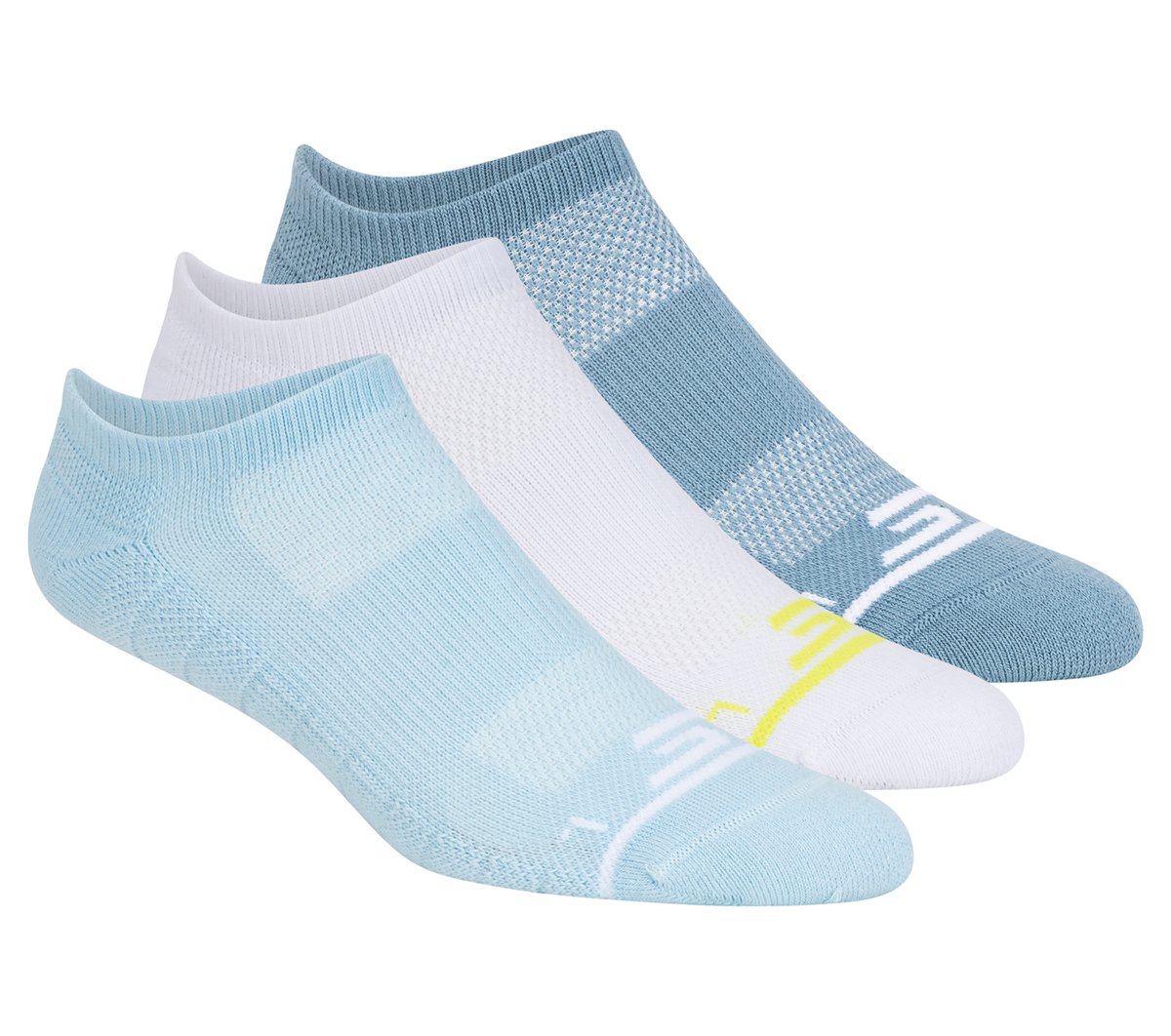3 Pack Women's No Show Premium Basic Socks | Skechers online shop