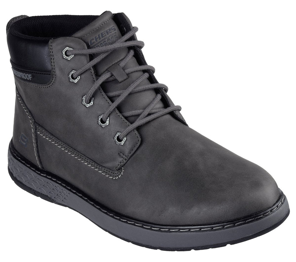 Waterproof Relaxed Fit: Garlan - Deno Shoes | Men Skechers for sale