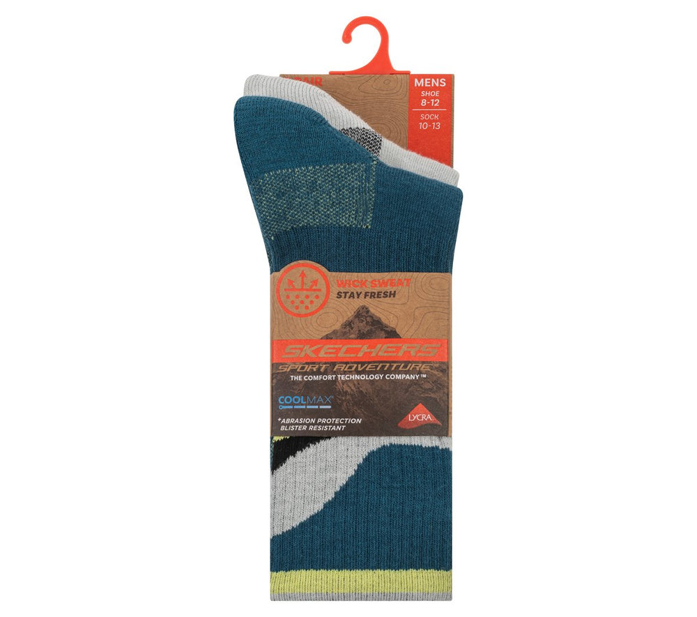 2 Pack Men's Crew Trail Socks | Skechers near me