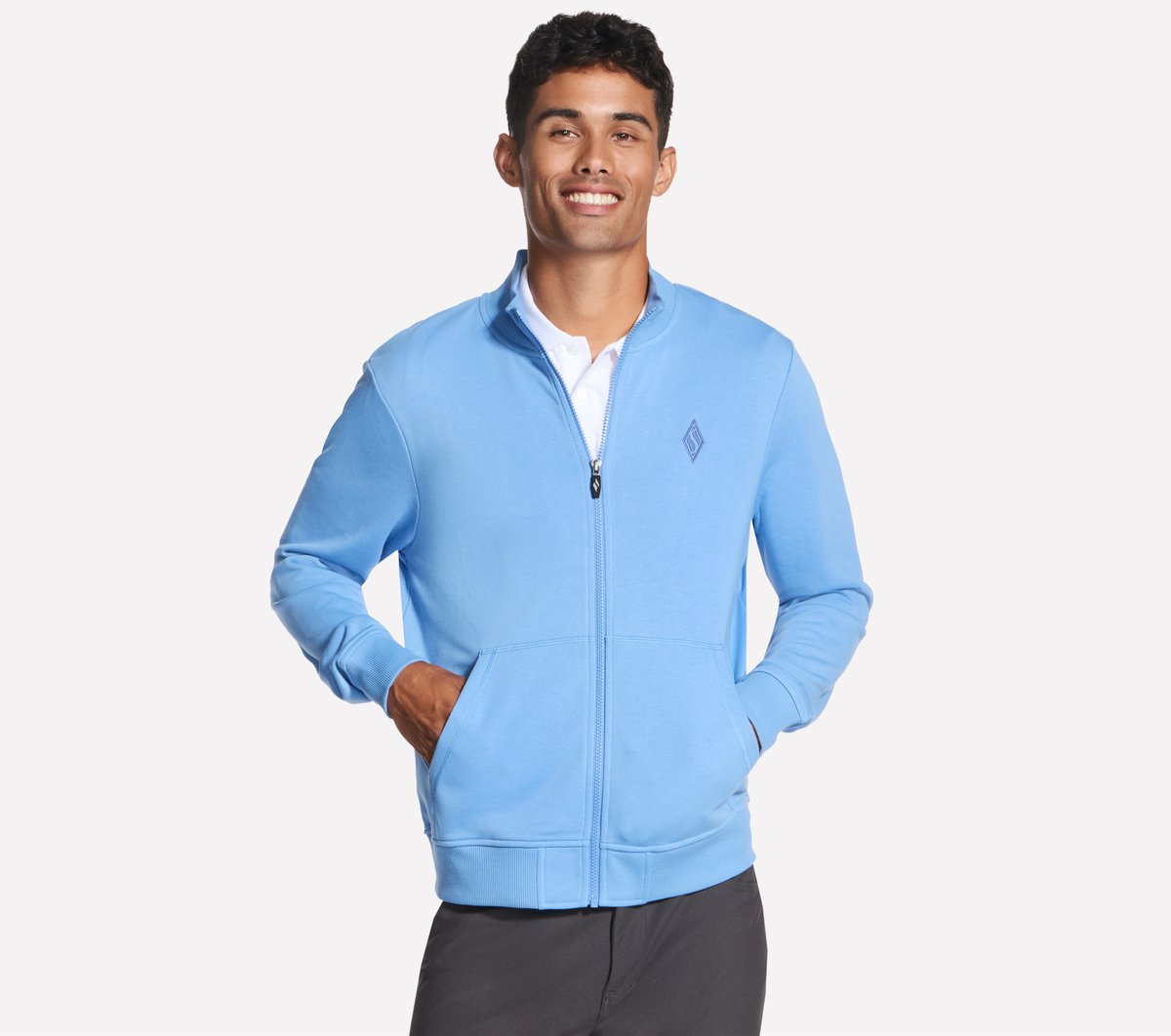 The Hoodless Hoodie GO WALK Everywhere Jacket | Men Skechers for sale