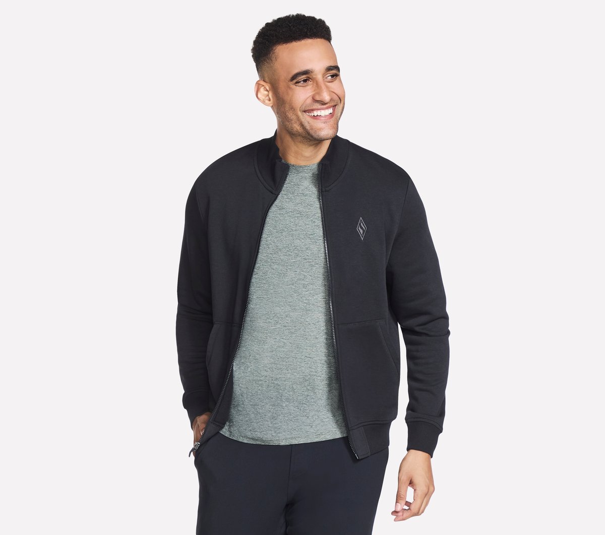 The Hoodless Hoodie GO WALK Everywhere Jacket | Men Skechers for sale