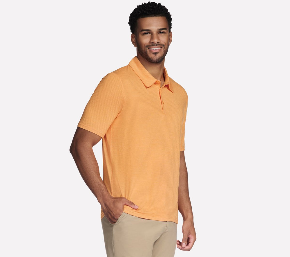GO GOLF GO DRI All Day Stripe Polo | Men Skechers online shop