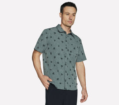The GO WALK Air Printed Short Sleeve Shirt | Men Skechers near me