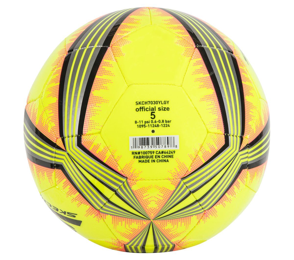 Hex Multi Mini Stripe Size 5 Soccer Ball | Skechers near me