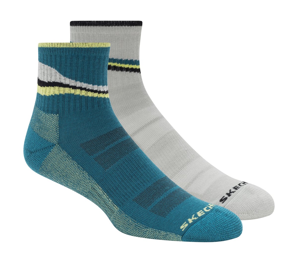 2 Pack Men's Quarter Trail Socks | Skechers outlet